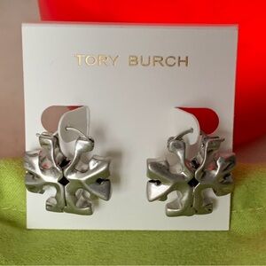 Tory Burch Silver Earrings